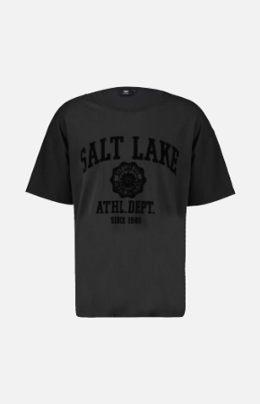 T-shirt oversized Salt Lake Washed black