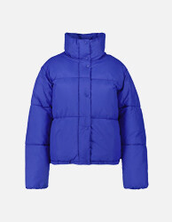 Puffer high neck Blue