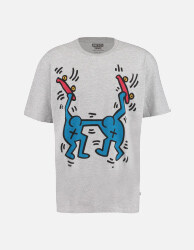 Keith Haring Tee Mid grey melange