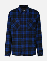 Checkered shirt Kobalt