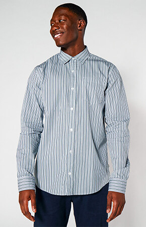 Shirt with stripes