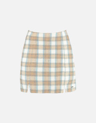 Skirt check Blue/brown