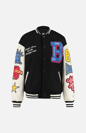 Varsity jacket Jovi Black