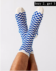 Socks print Kobalt