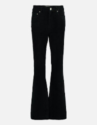 Flared pants Corduroy Black