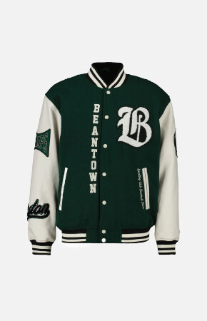 Varsity jacket Boston Joah Green