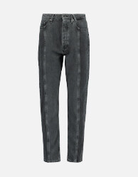 High waist jeans Jadan Washed black