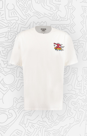 Keith Haring Tee Snow white