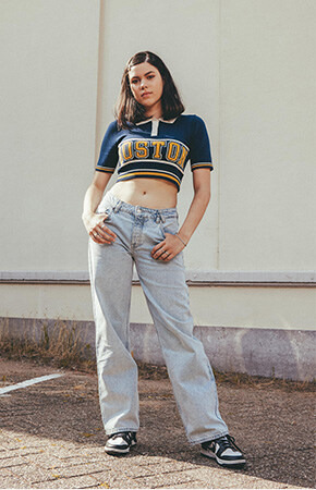 Crop top Kay Dark blue