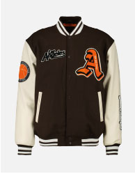 Varsity jacket Brown/orange