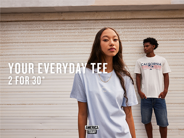 Shop T-shirts 2 for 30