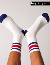 Striped socks Red/Navy