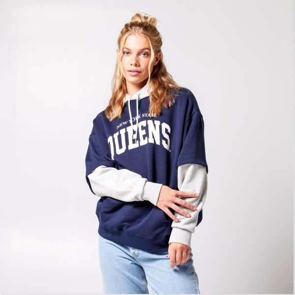 Hoodie Queens Dark blue