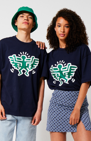 Keith Haring Tee Dark blue