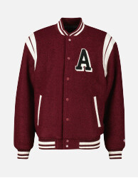 Varsity jacket Dark red