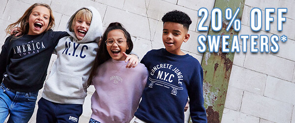 Shop sweaters JR 20% off