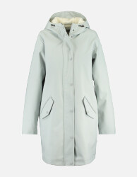 Raincoat Janice Teddy Long Light grey