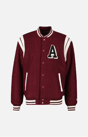 Varsity jacket Jin Dark red