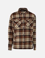 Padded overshirt Brown