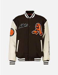 Varsity jacket Brown/orange