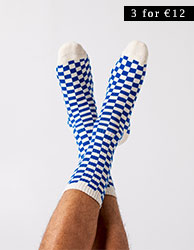 Socks print Kobalt