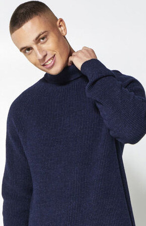 Turtle neck Dark blue