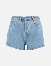 Denim short high waist