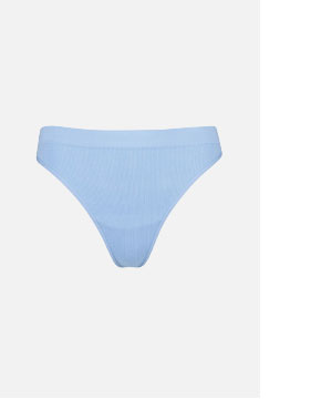 Seamless thong Medium blue