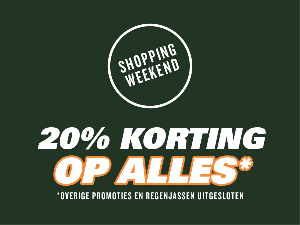 Shopping weekend 20% off - Shop now