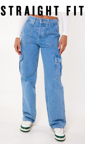 Straight fit jeans