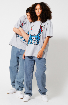 Keith Haring Tee Mid grey melange