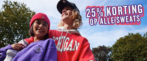 25% off all sweats