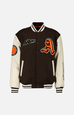 Varsity jacket Julius Brown/orange