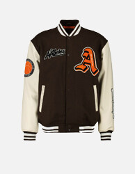 Varsity jacket Julius Brown/orange