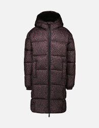 Winter jacket long Brown/black