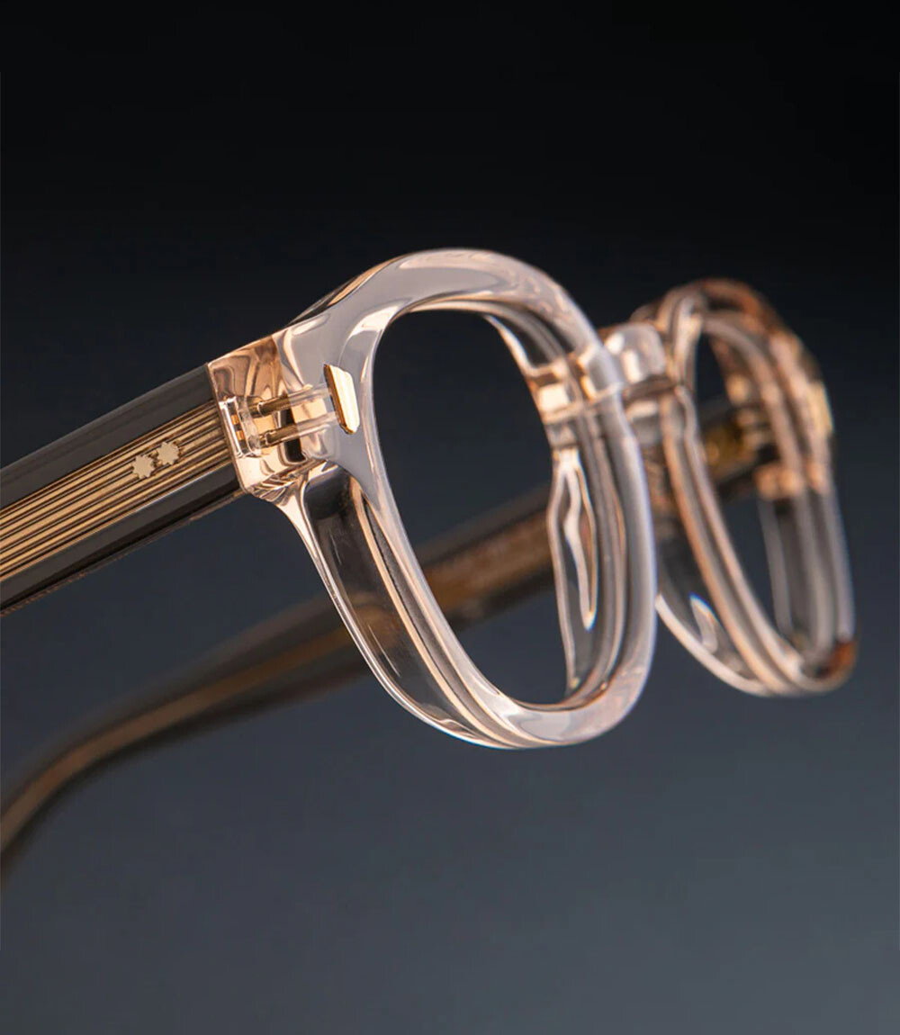 An Image of Cutler and Gross' 9290 Round Opticals in Granny Chic