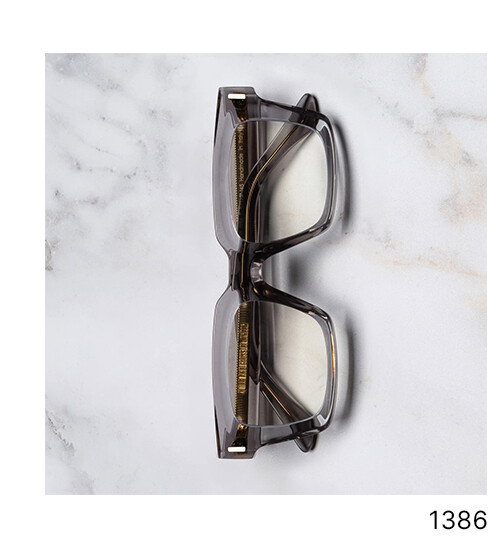 1386 Square Opticals in Smoke Quartz