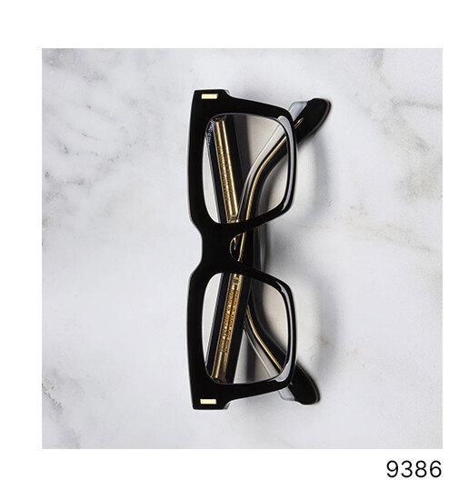 9386 Square Opticals in Black