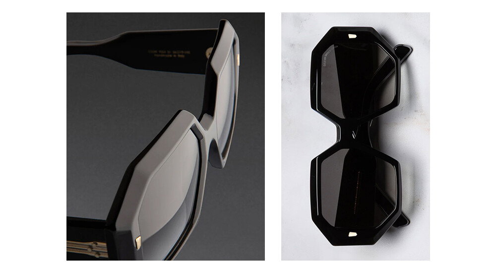 9324 Square Sunglasses in Black
