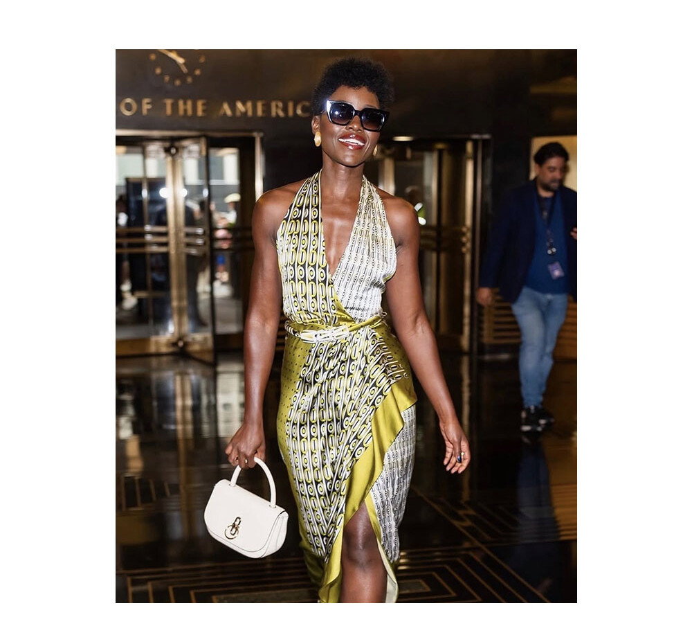 Actor Lupita Nyong'o wearing 1422 in Black.