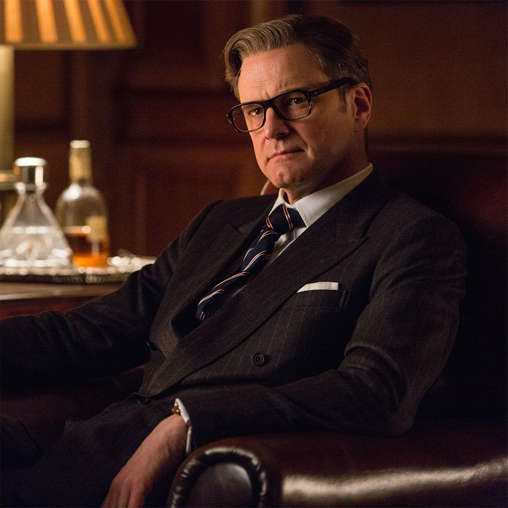Colin Firth in the Kingsman film, wearing the 0847 Optical.