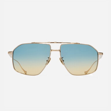 An Image of Kensongton 1424 Aviator Sunglasses in Gold