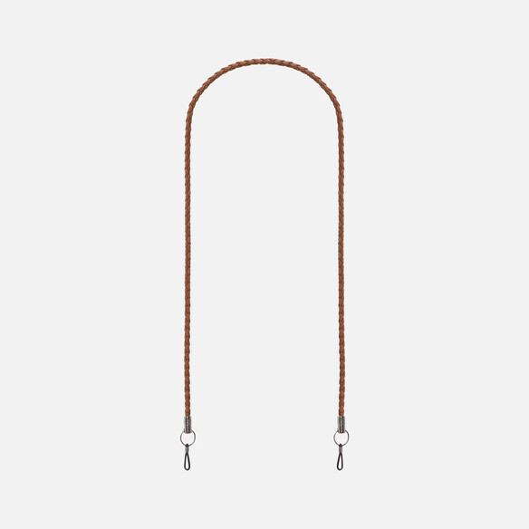Leather Glasses Cord in Warm Walnut.