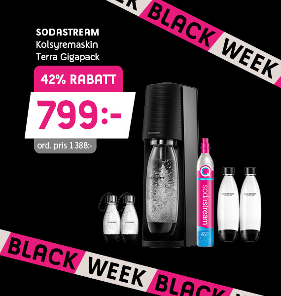 Kolsyremaskin SodaStream Terra Gigapack