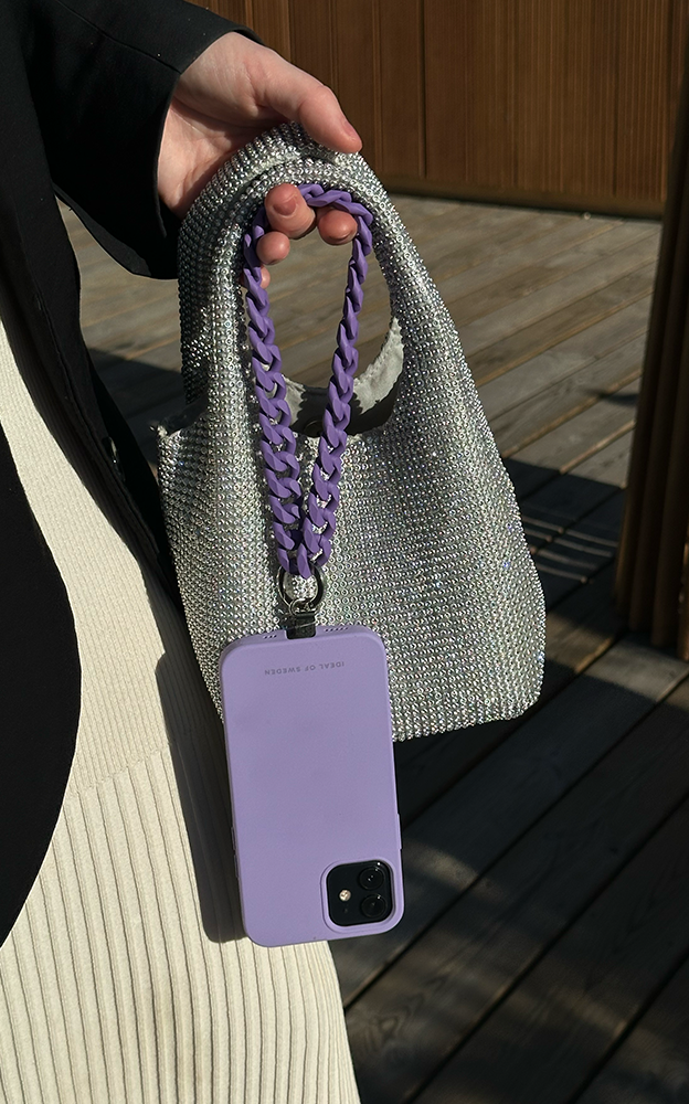 Phone Wristlet Strap Purple Bliss