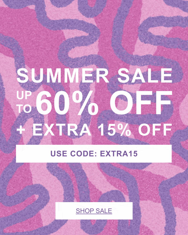 EXTRA 15% OFF SUMMER SALE WITH CODE EXTRA15
