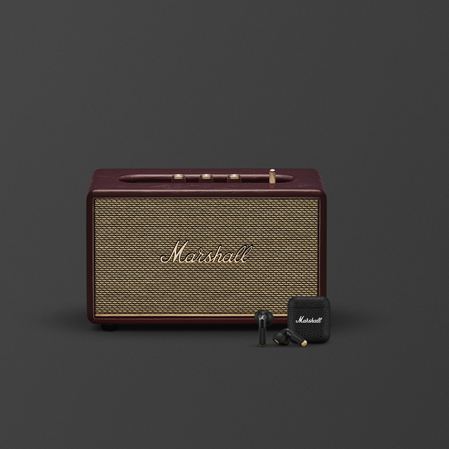 ACTON III BURGUNDY + MAJOR IV BLACK