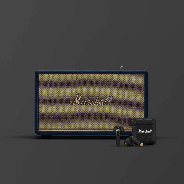 ACTON III MIDNIGHT BLUE + MINOR IV BLACK