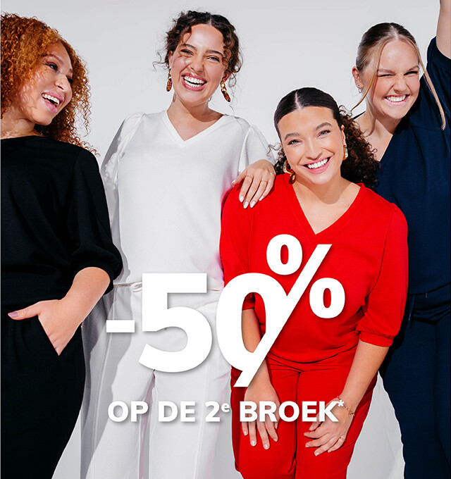 2de broek -50%