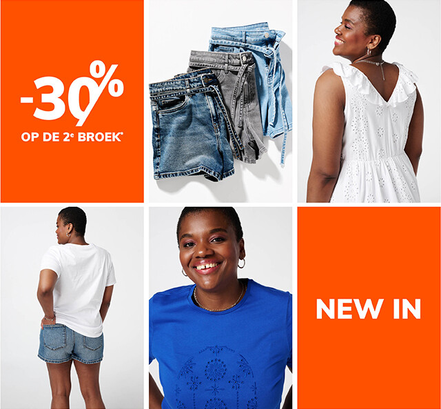-30% op de 2e broek
